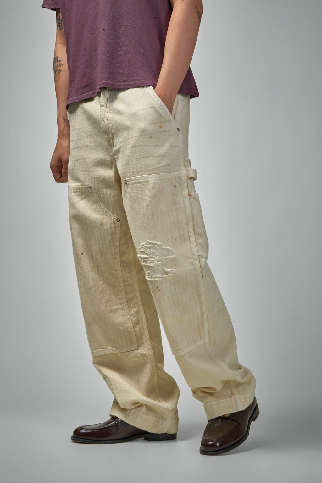 Enfants Riches Déprimés - Double Knee Paint Pants - LABELS