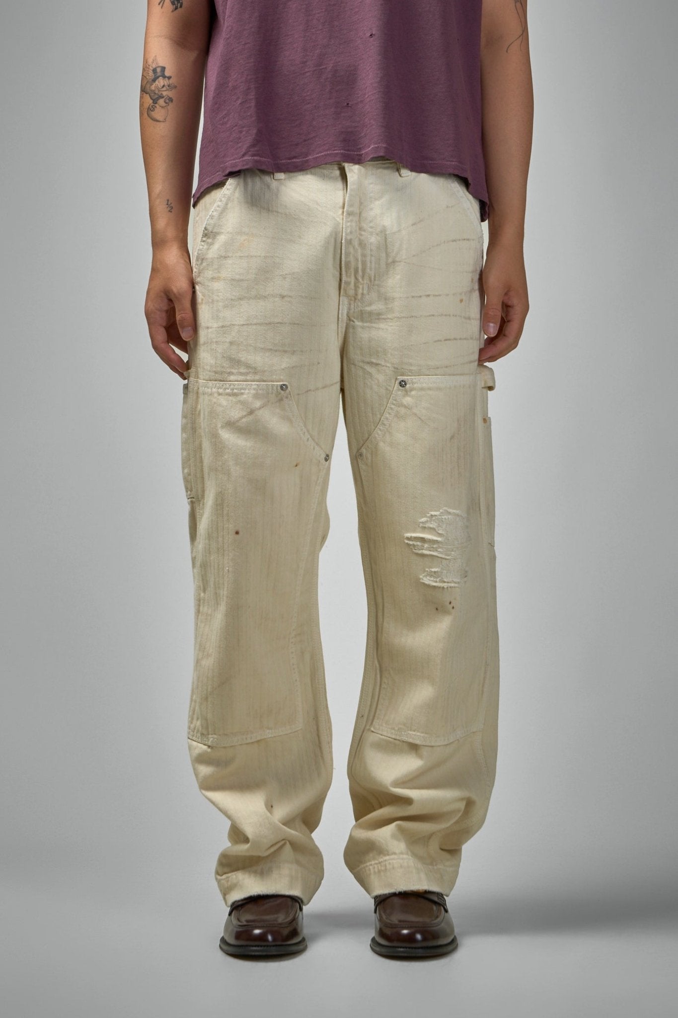 Enfants Riches Déprimés Double Knee Paint Pants - LABELS