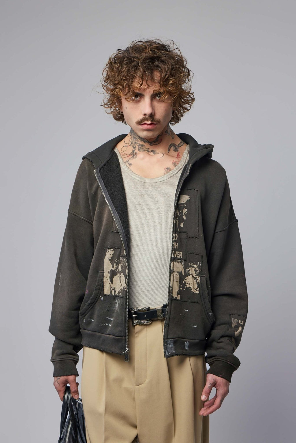 Enfants Riches Déprimés - God with Revolver Zip Hoodie - LABELS