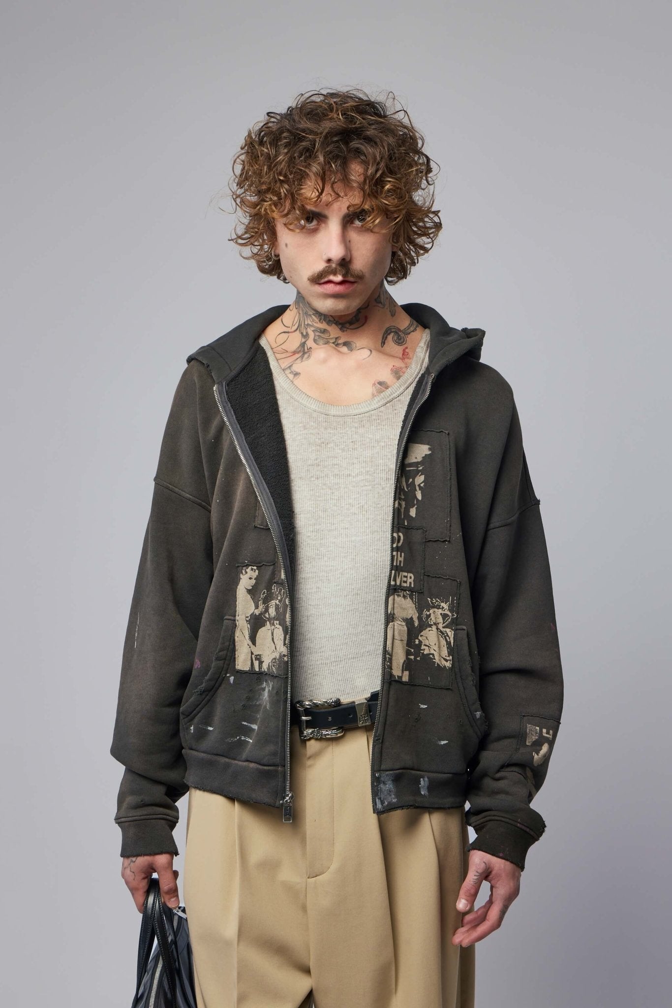 Enfants Riches Déprimés - God with Revolver Zip Hoodie - LABELS