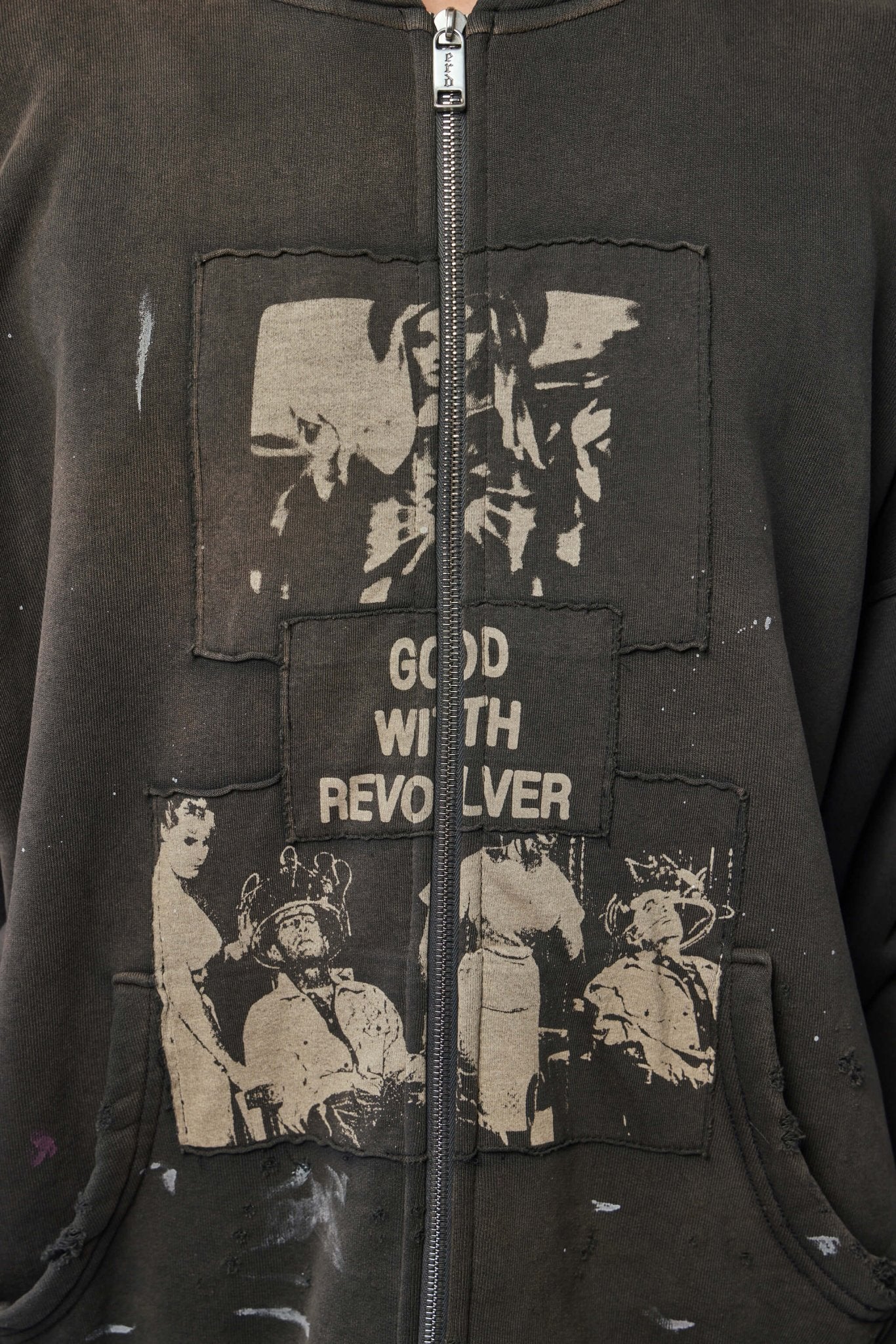Enfants Riches Déprimés - God with Revolver Zip Hoodie - LABELS