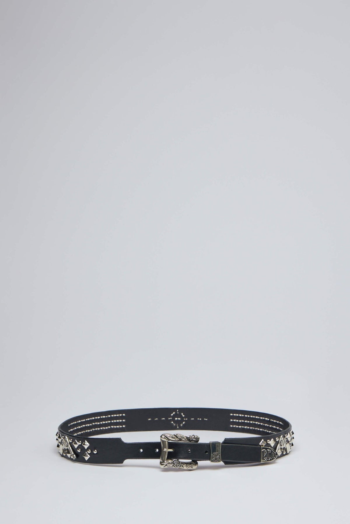 Enfants Riches Déprimés Gun Texas Serenade Belt in black leather with signature hardware