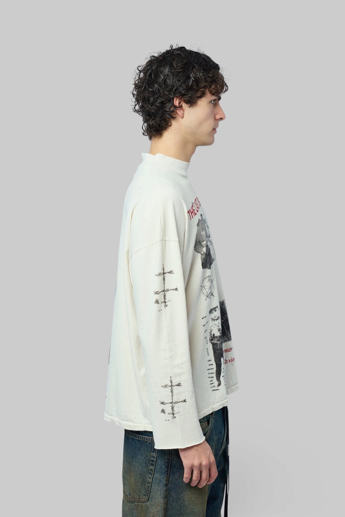 Enfants Riches Déprimés - Last Sleep (of The Virgin) Mock Neck Ls T-shirt - LABELS
