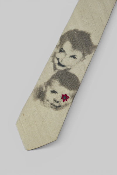 Little Boy Hebrew Embroidery Tie
