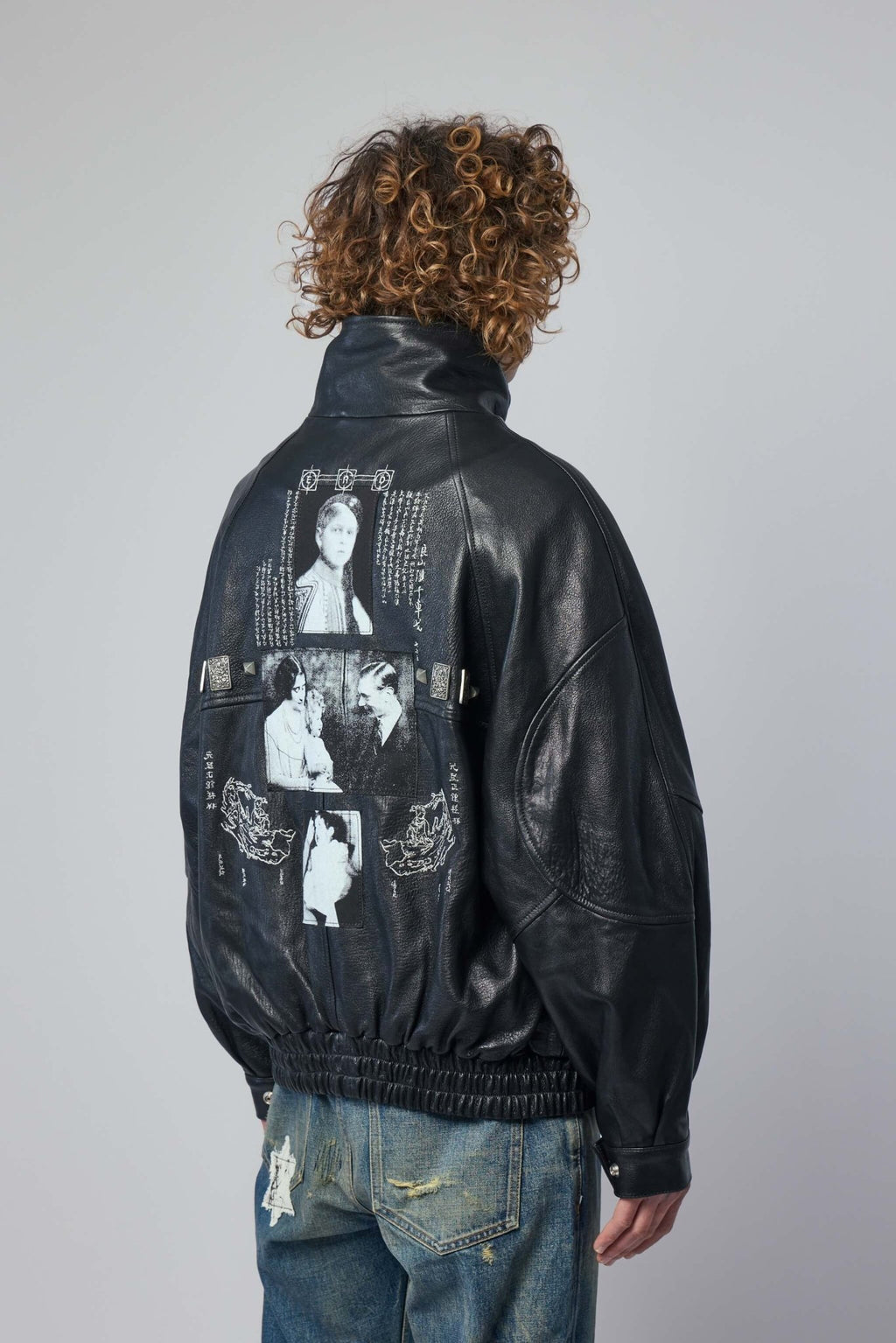 Enfants Riches Déprimés - Prince Phillips Childhood Studded Leather Jacket - LABELS