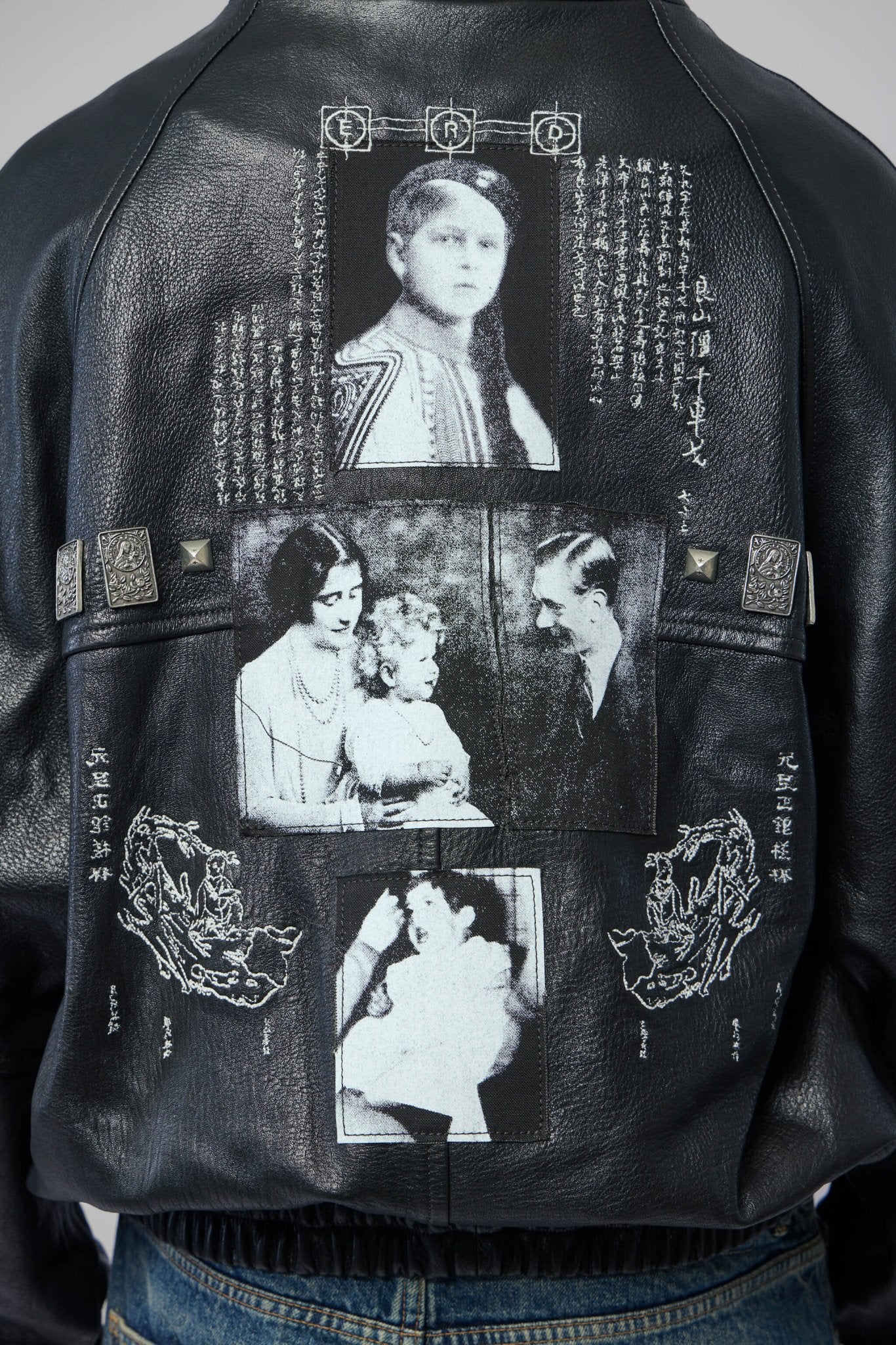 Enfants Riches Déprimés - Prince Phillips Childhood Studded Leather Jacket - LABELS