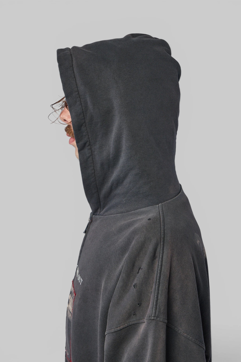 Enfants Riches Déprimés - Stretched Out Thermal Lined Lined Zip Up Hoodie - LABELS