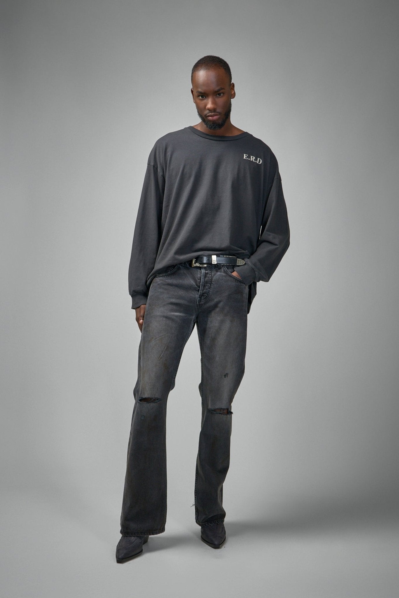 Enfants Riches Déprimés - Taking The Cure LS T-Shirt faded black - LABELS