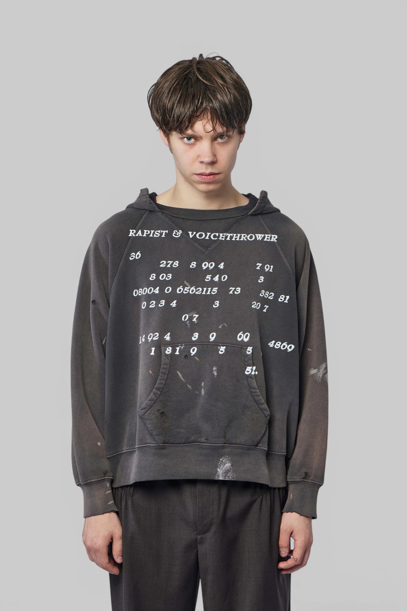 Enfants Riches Déprimés - Voice Thrower Logo Raglan Afterhood - LABELS