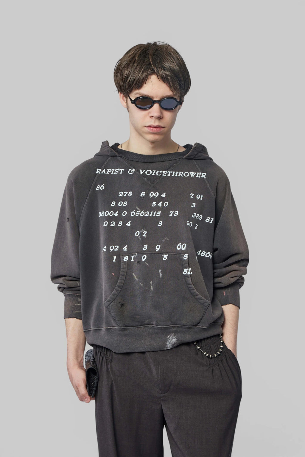 Enfants Riches Déprimés - Voice Thrower Logo Raglan Afterhood - LABELS