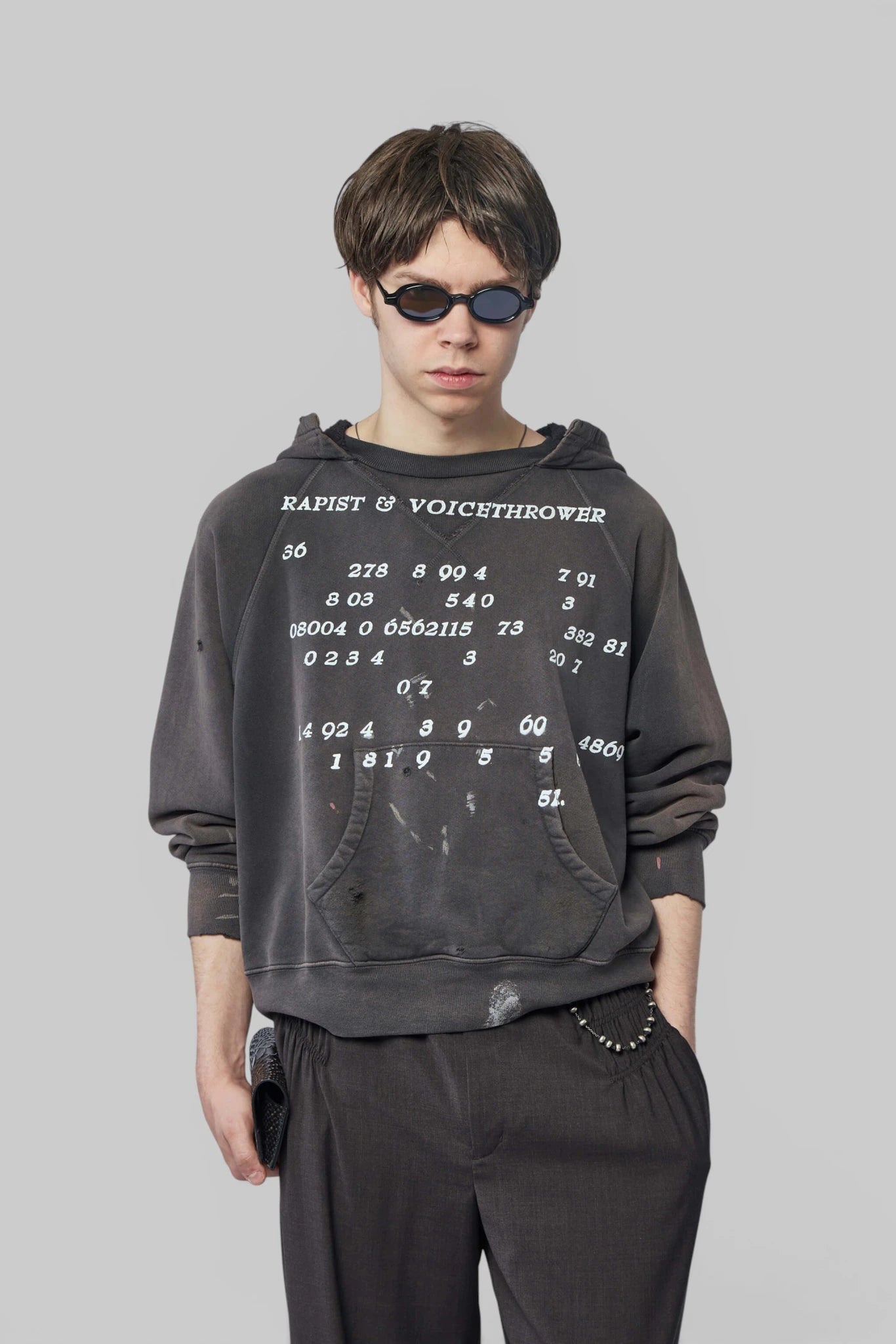 Enfants Riches Déprimés - Voice Thrower Logo Raglan Afterhood - LABELS