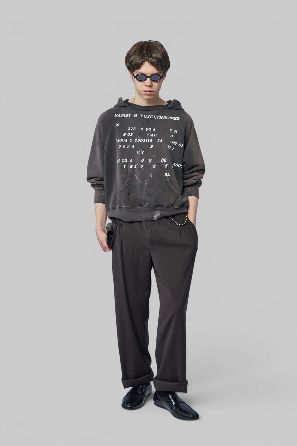 Enfants Riches Déprimés - Voice Thrower Logo Raglan Afterhood - LABELS