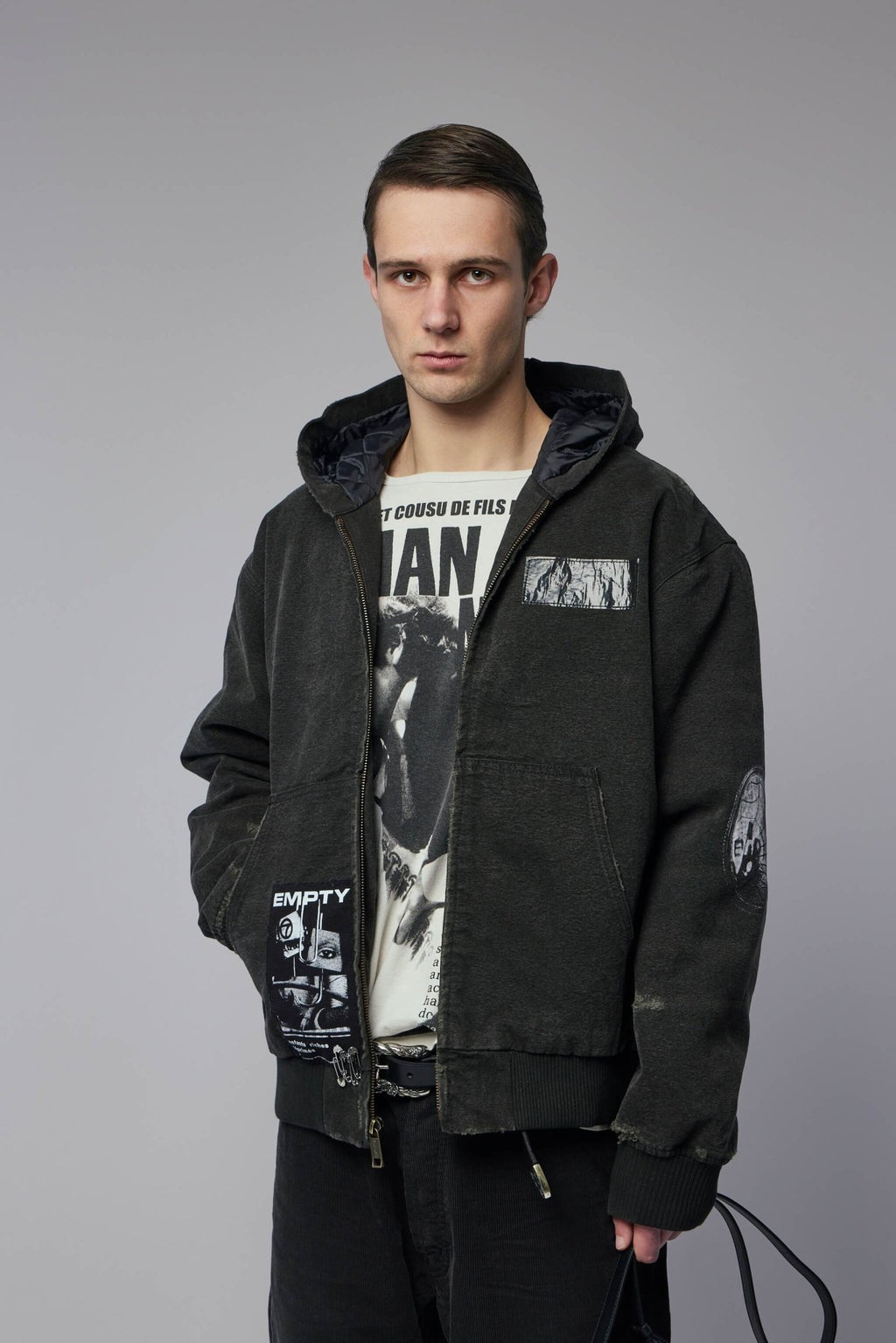 Enfants Riches Déprimés - War Started Hooded Work Jacket - LABELS