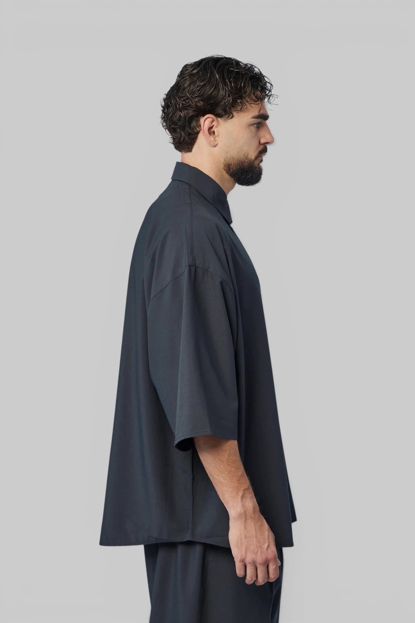 Fear Of God Essentials - 3/4 Sleeve Button Up Shirt - LABELS