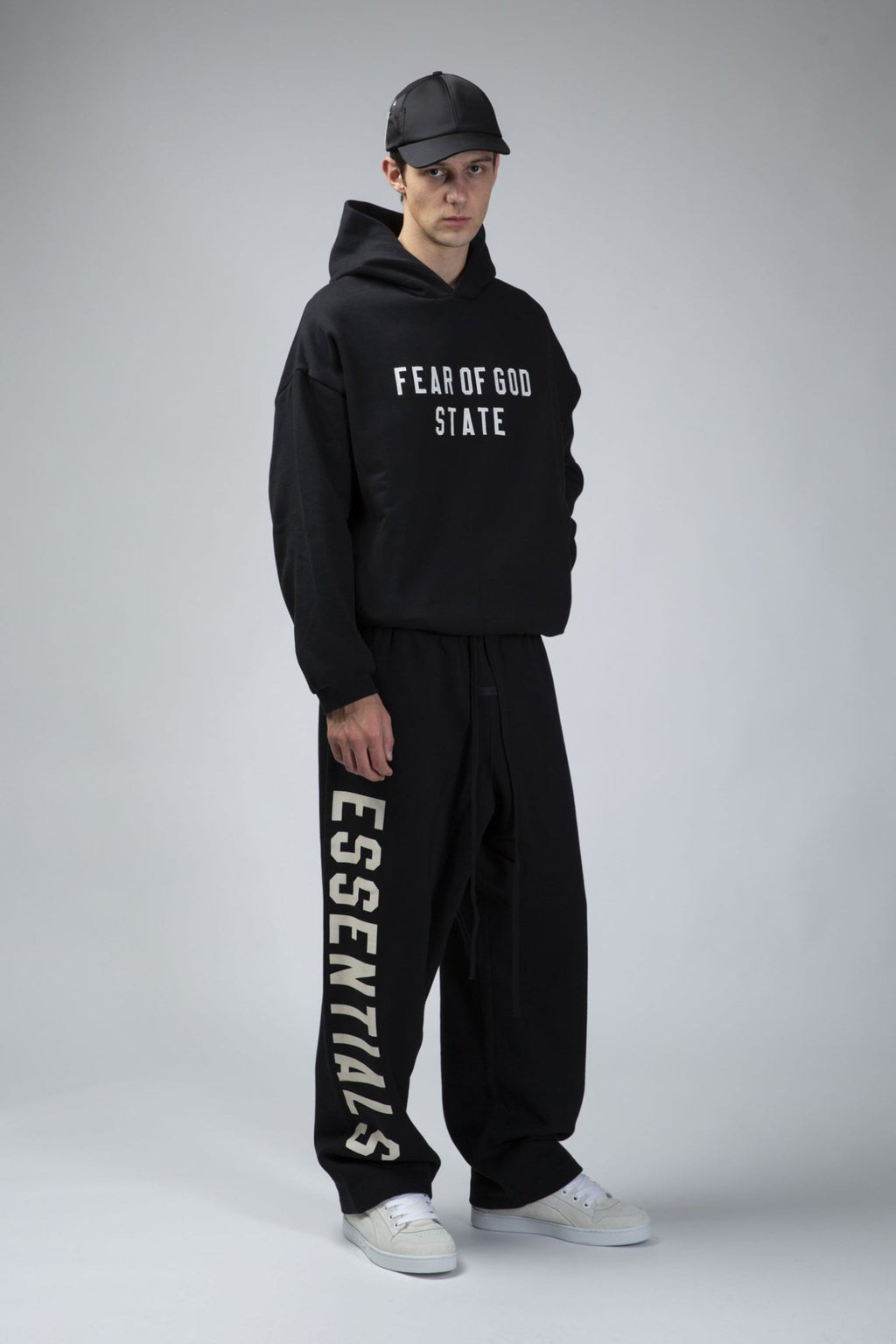 Fear of God Essentials - 90s Fit Fleece Hoodie - LABELS