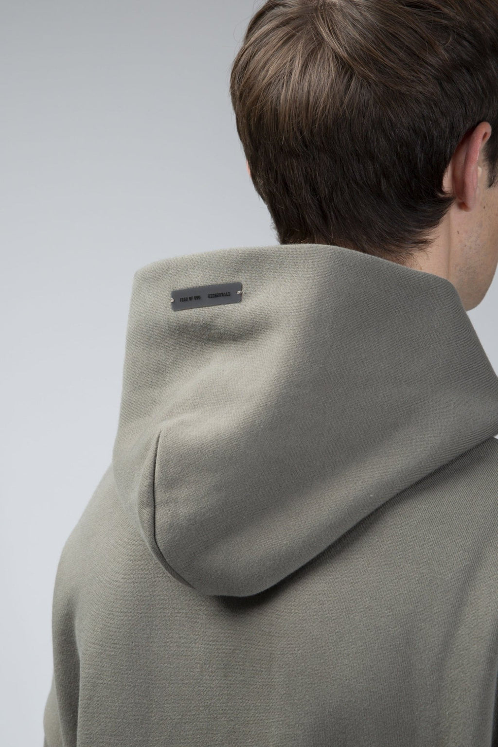 Fear of God Essentials - 90s Fit Fleece Hoodie Moss - LABELS