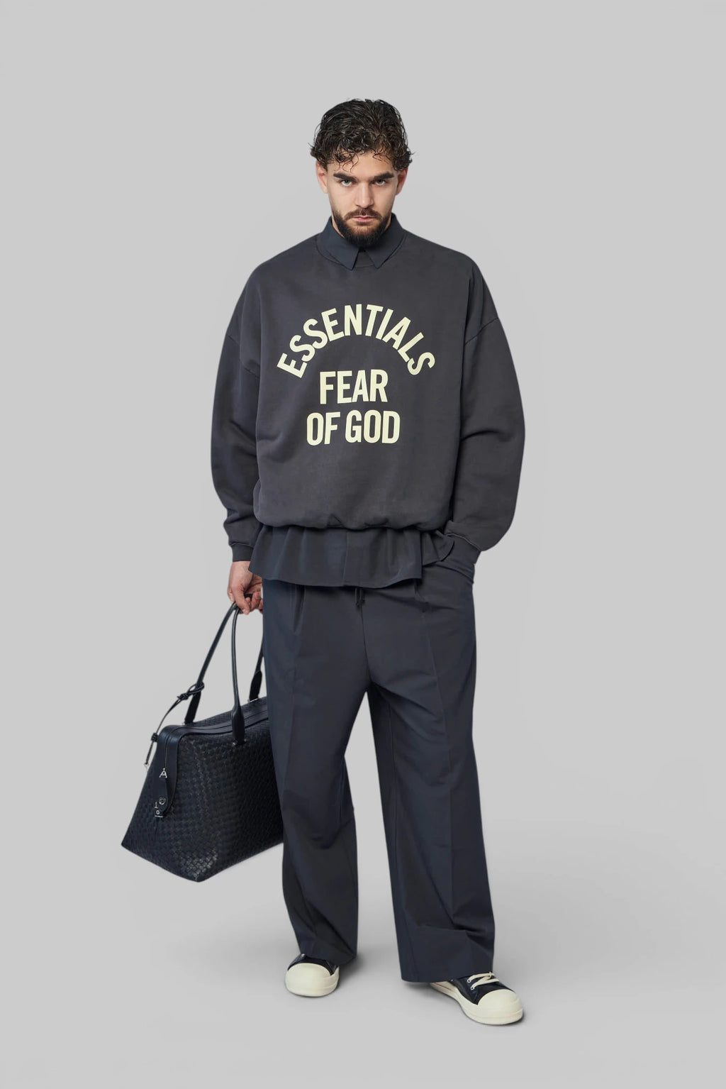 Fear Of God Essentials - Campus 90's Crewneck Sweatshirt - LABELS