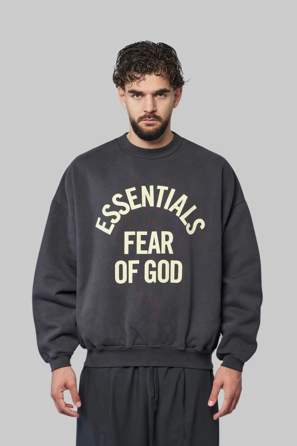 Fear Of God Essentials - Campus 90's Crewneck Sweatshirt - LABELS