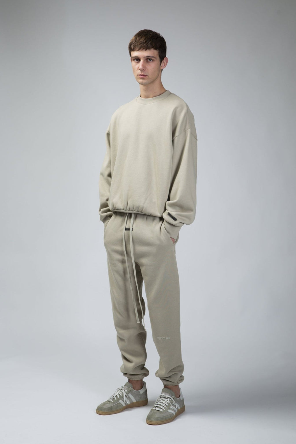 Fear of God Essentials - Classic Fit Fleece Crewneck - LABELS