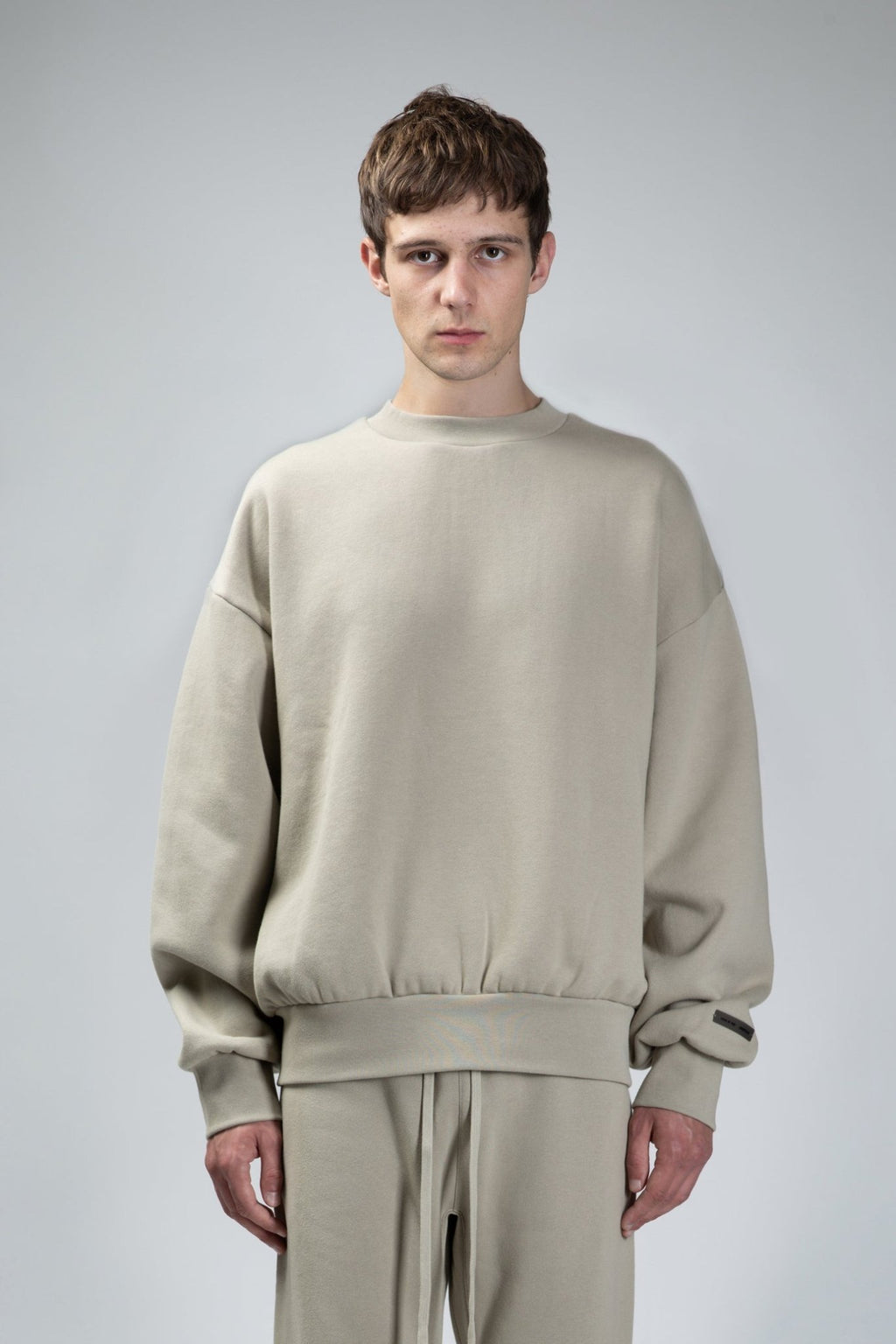 Fear of God Essentials - Classic Fit Fleece Crewneck - LABELS