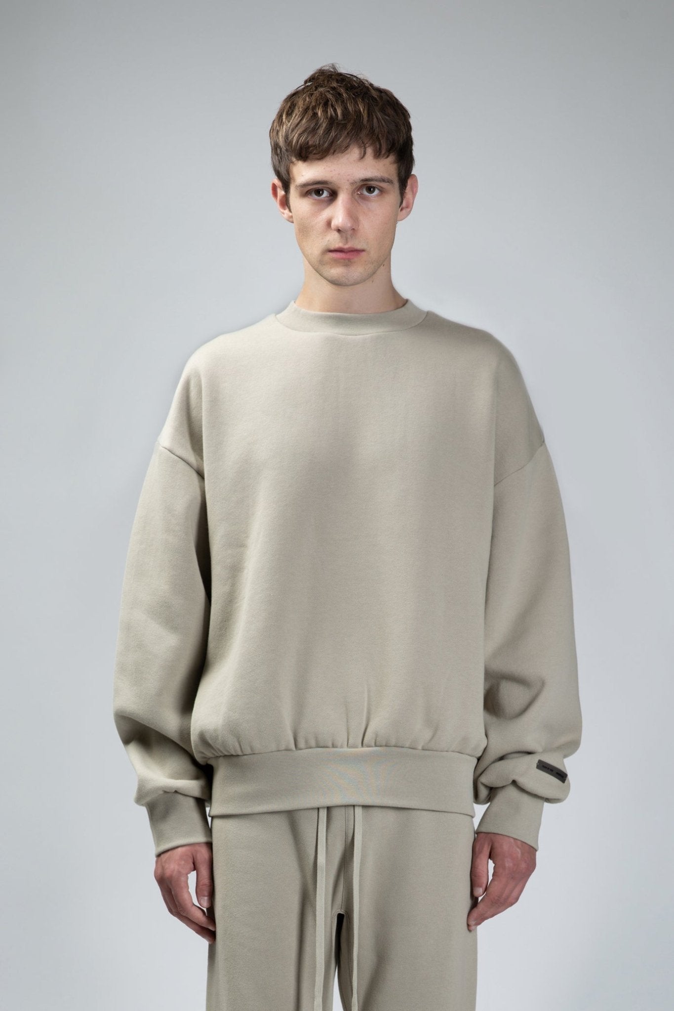 Fear of God Essentials - Classic Fit Fleece Crewneck - LABELS