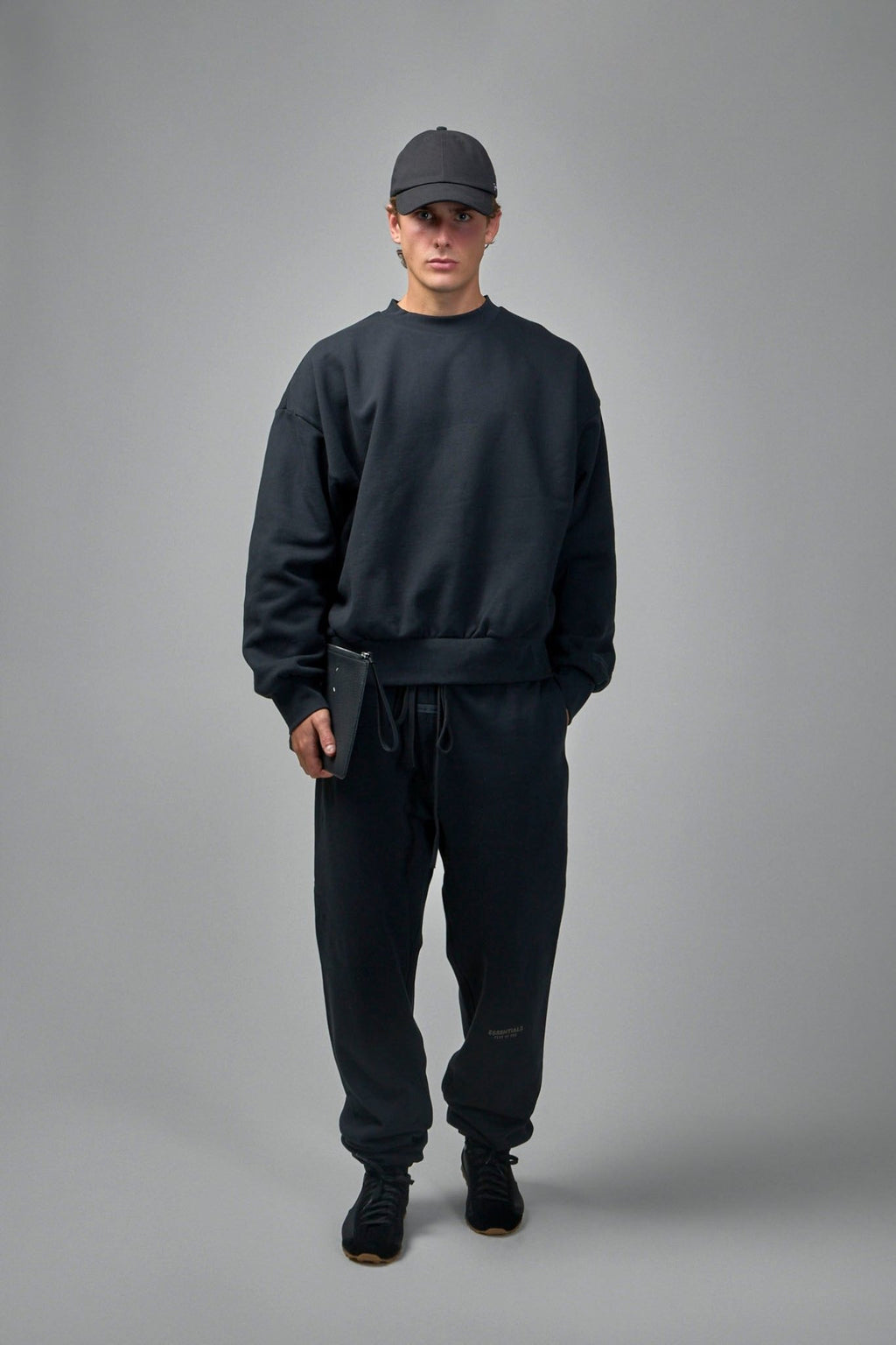 Fear of God Essentials - Classic Fit Fleece Crewneck - LABELS