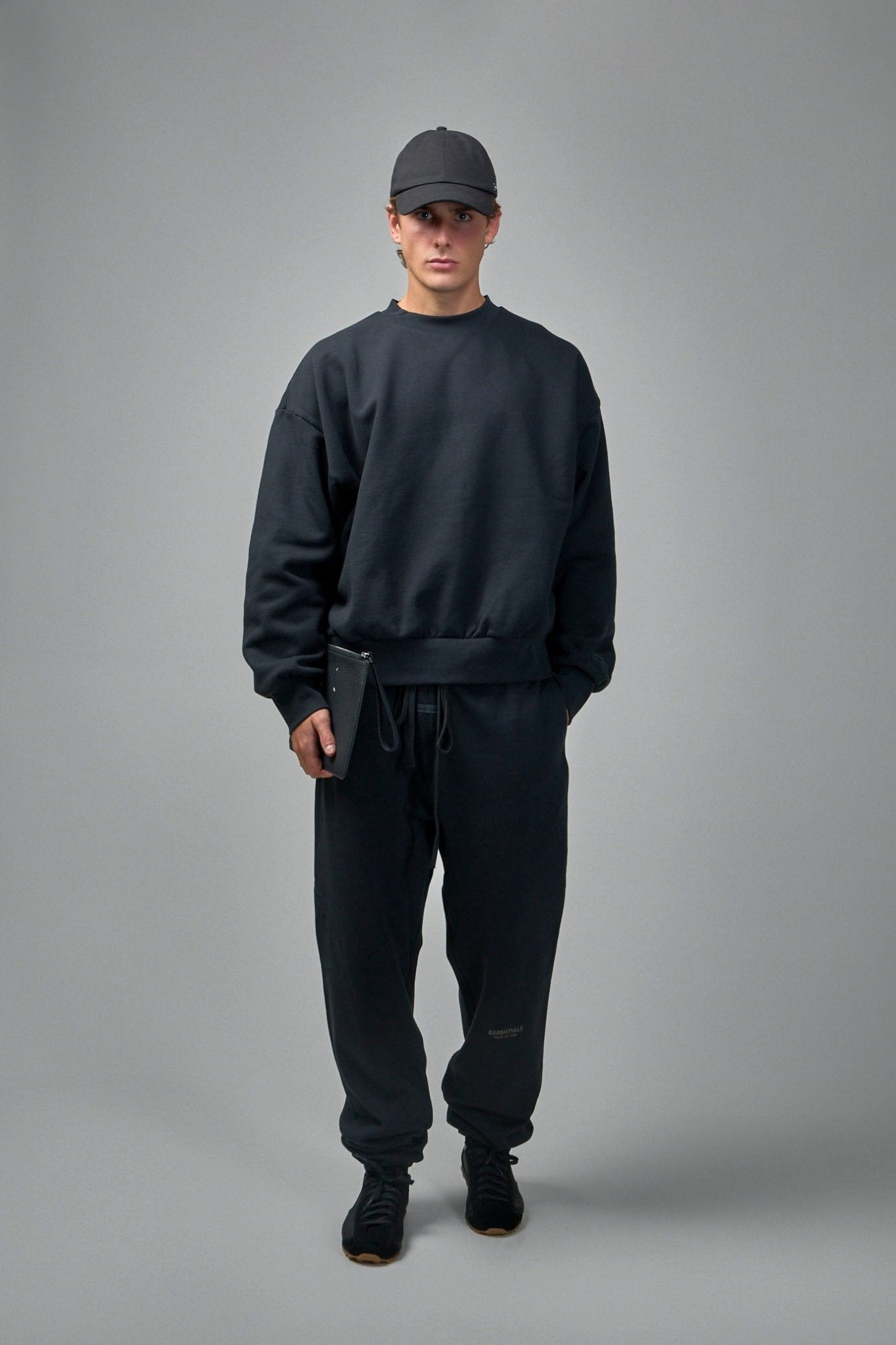 Fear of God Essentials - Classic Fit Fleece Crewneck - LABELS