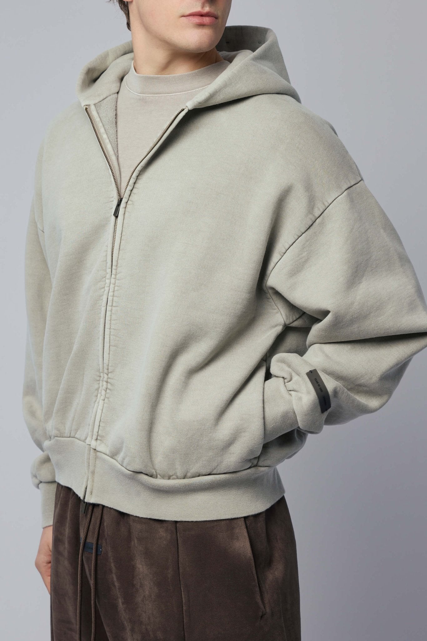 Fear of God Essentials - Classic Full Zip Hoodie - LABELS