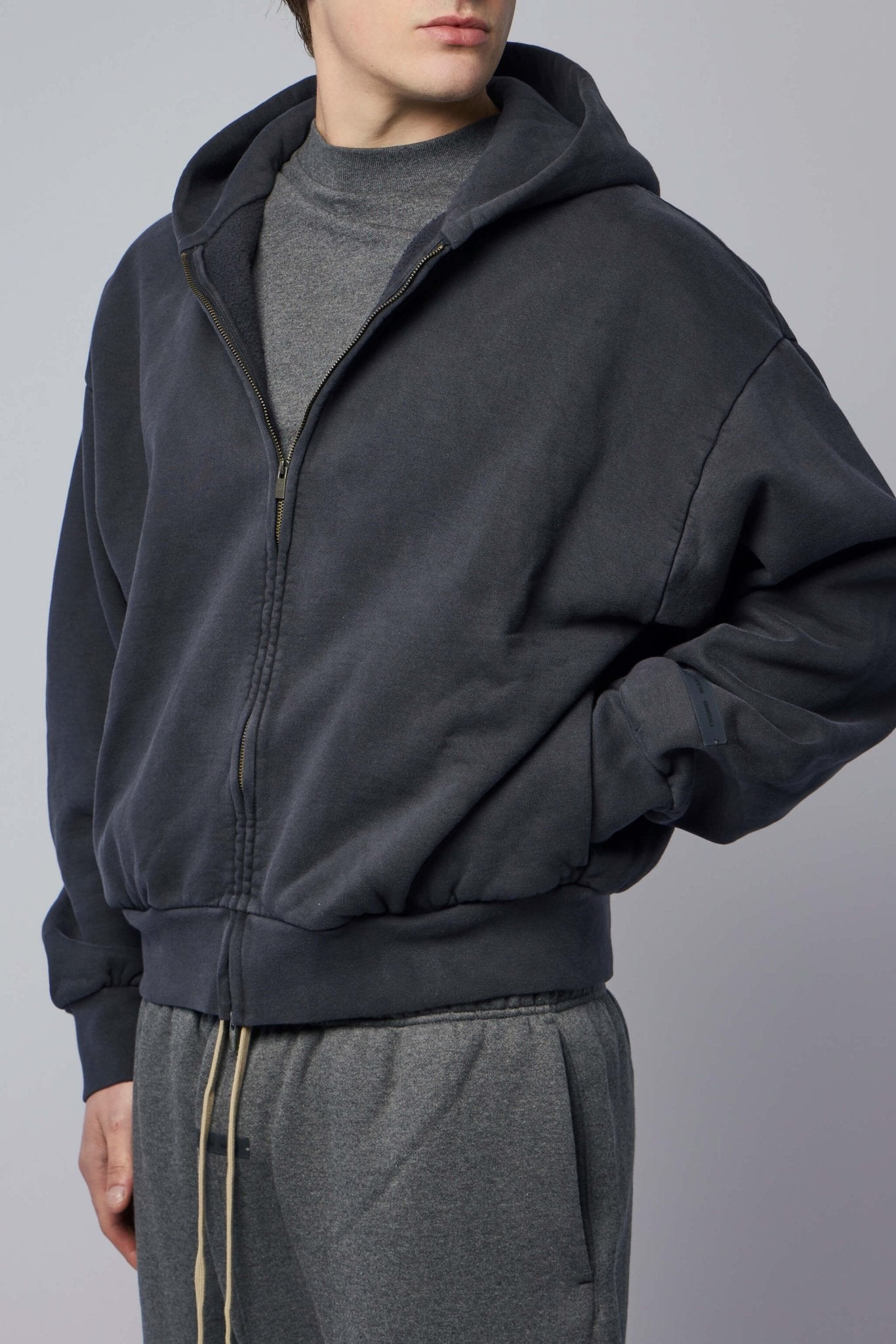 Fear of God Essentials - Classic Full Zip Hoodie - LABELS