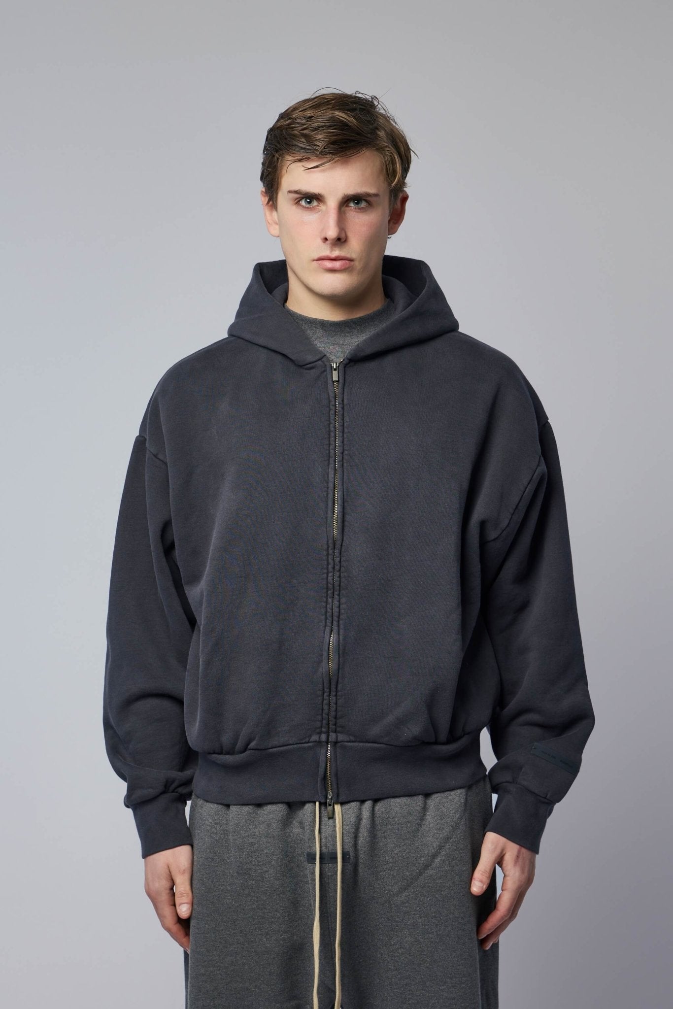 Fear of God Essentials - Classic Full Zip Hoodie - LABELS