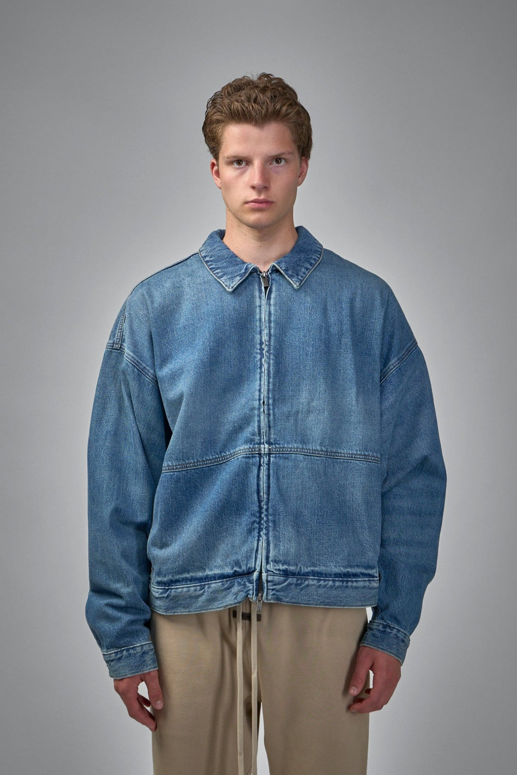 Fear of God Essentials - Denim Trucker Jacket - LABELS
