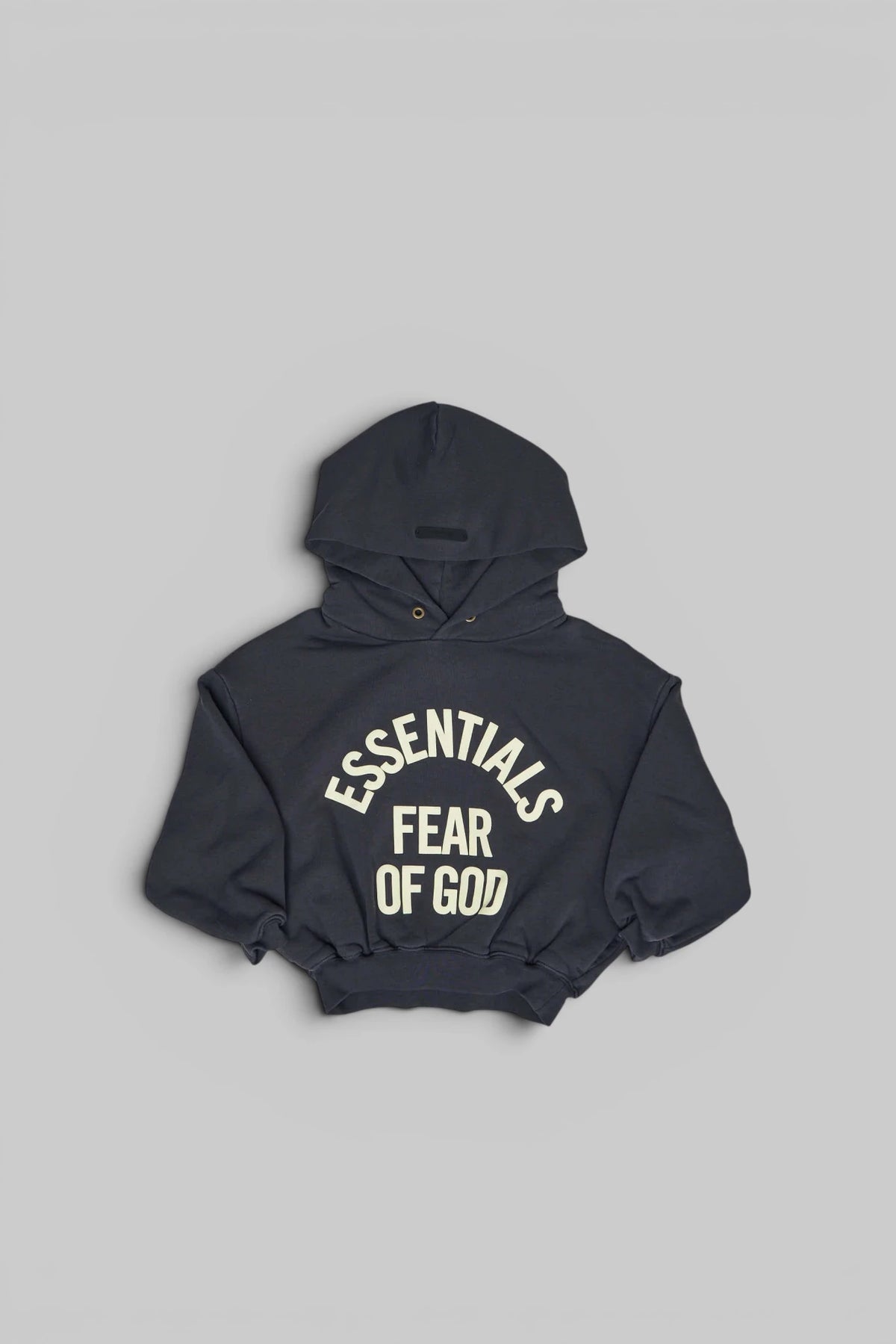Fear Of God Essentials Hoodies - Kids Campus 90's Hoodie front view with bold printed text
