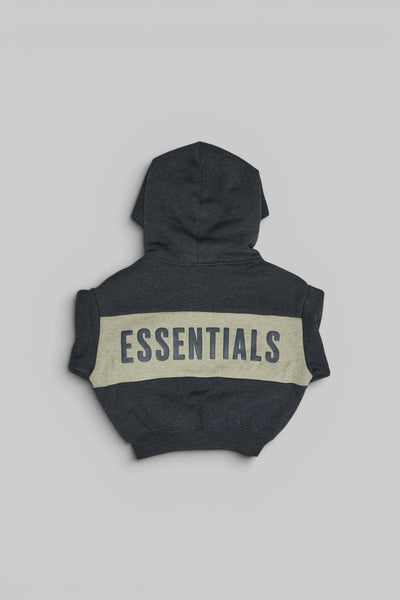 Kids Cropped Relaxed Panelled Hoodie