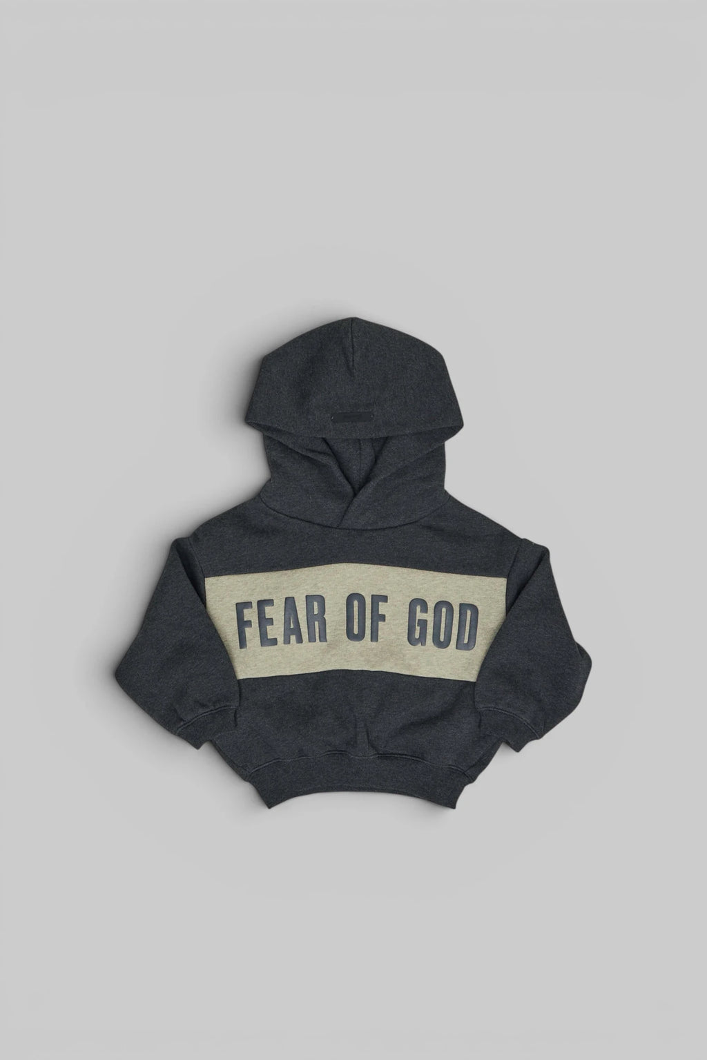 Fear of God Essentials - Kids Cropped Relaxed Panelled Hoodie - LABELS
