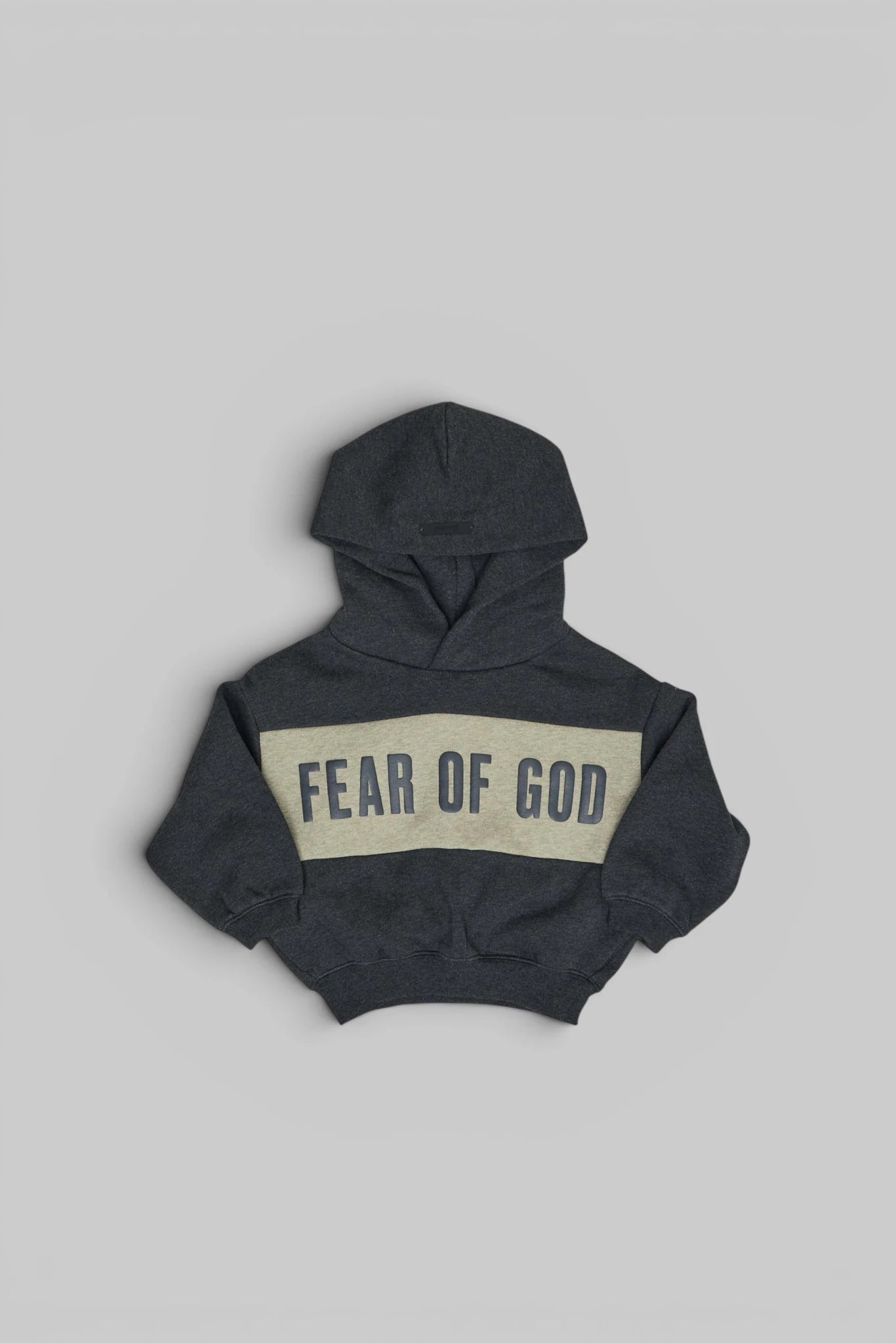 Fear of God Essentials - Kids Cropped Relaxed Panelled Hoodie - LABELS