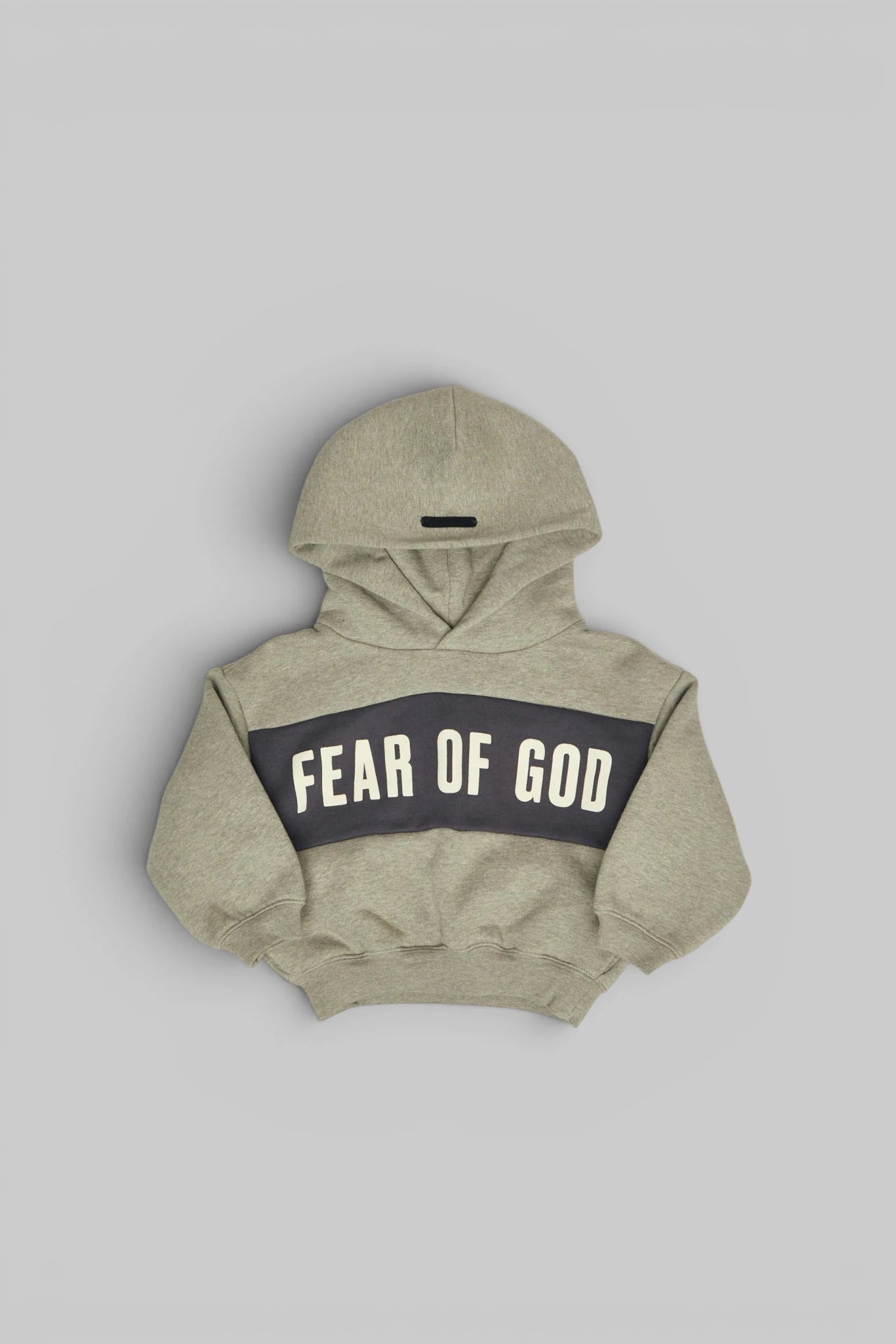 Fear of God Essentials - Kids Cropped Relaxed Panelled Hoodie - LABELS