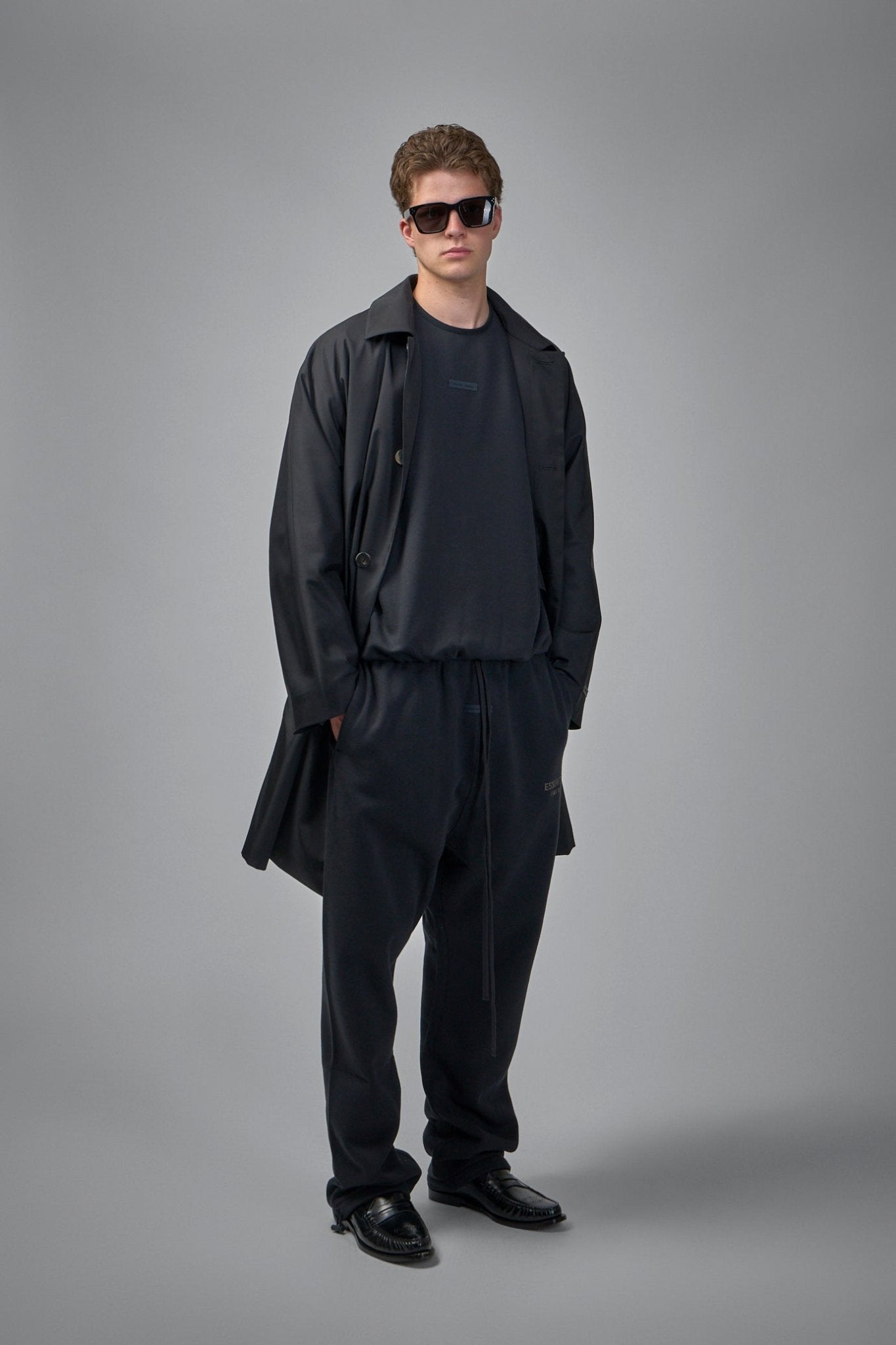 Fear of God Essentials Sporty Nylon High Neck Jacket - LABELS