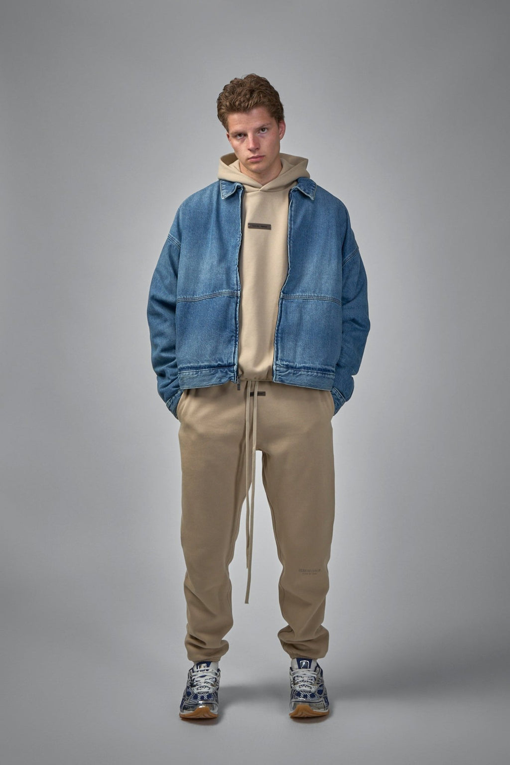 Fear of God Essentials - Modern Fit Fleece Hoodie - LABELS