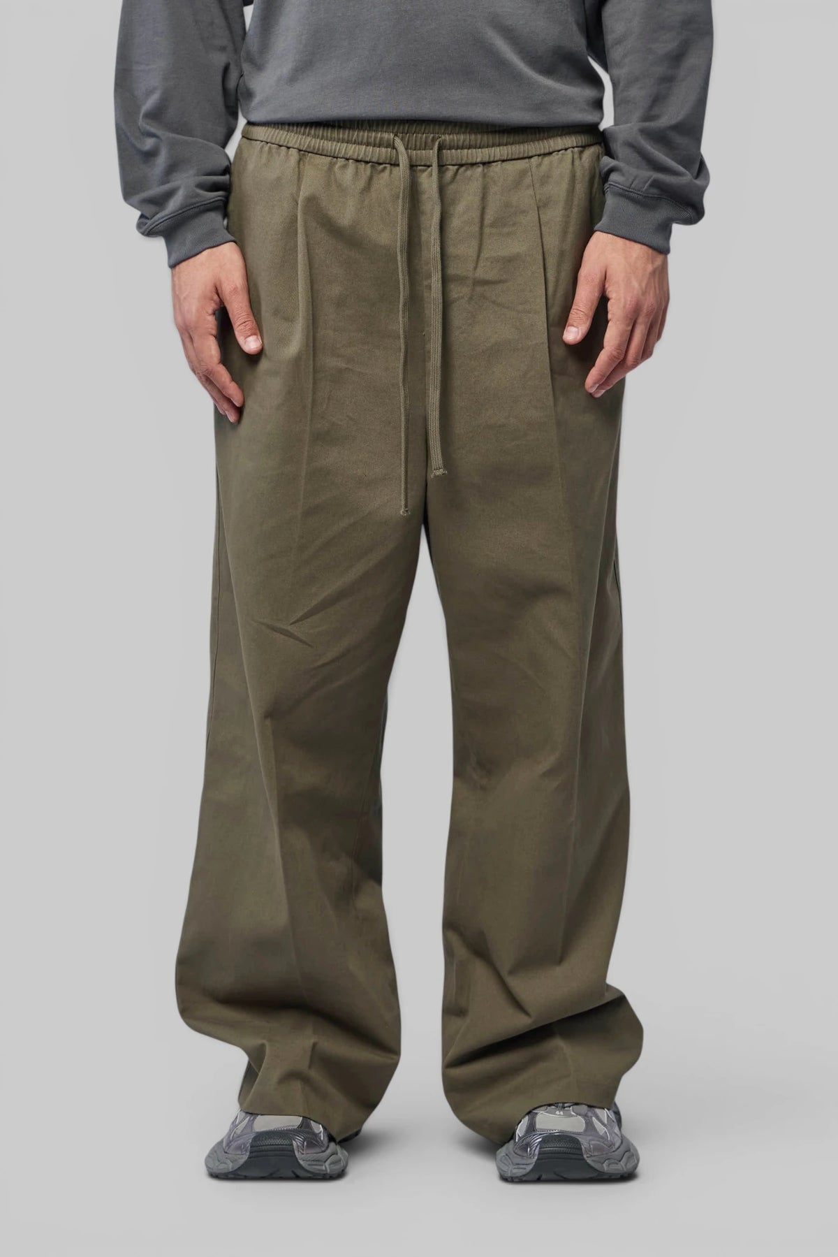 Oversized fit cotton pant by Fear Of God Essentials, side profile