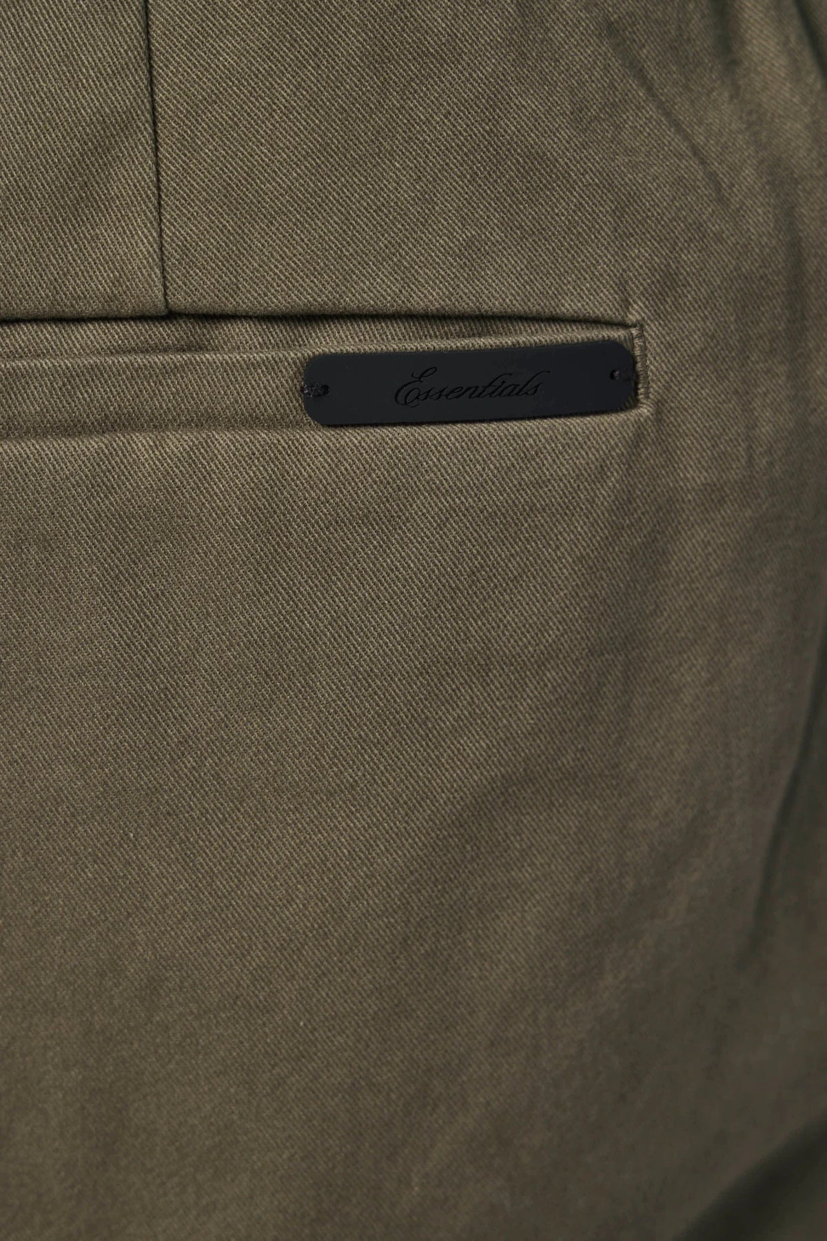 Back view of Fear Of God Essentials Pleat Front Drawstring Pant
