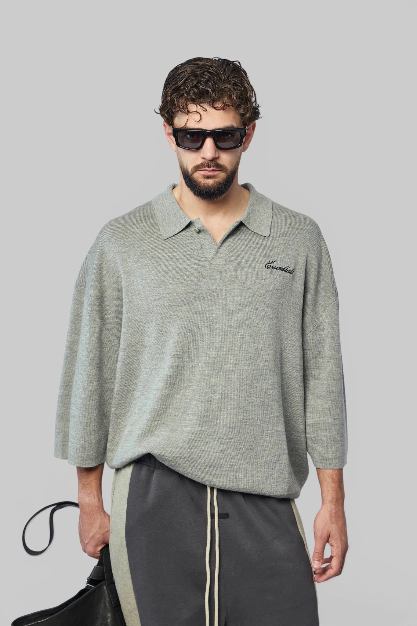 Fear Of God Essentials - Signature 3/4 Sleeve 90's Knit Polo - LABELS