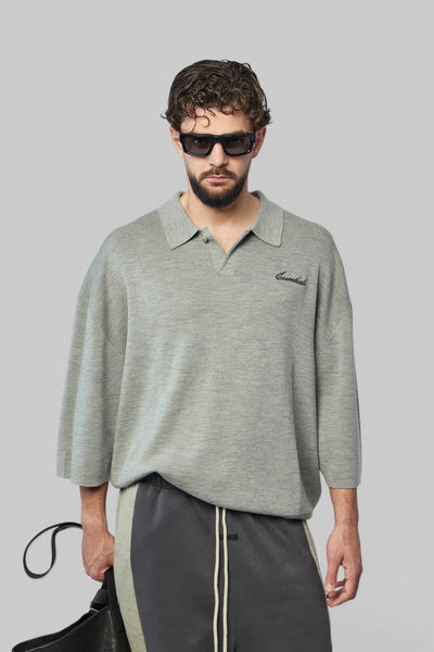 Signature 3/4 Sleeve 90's Knit Polo
