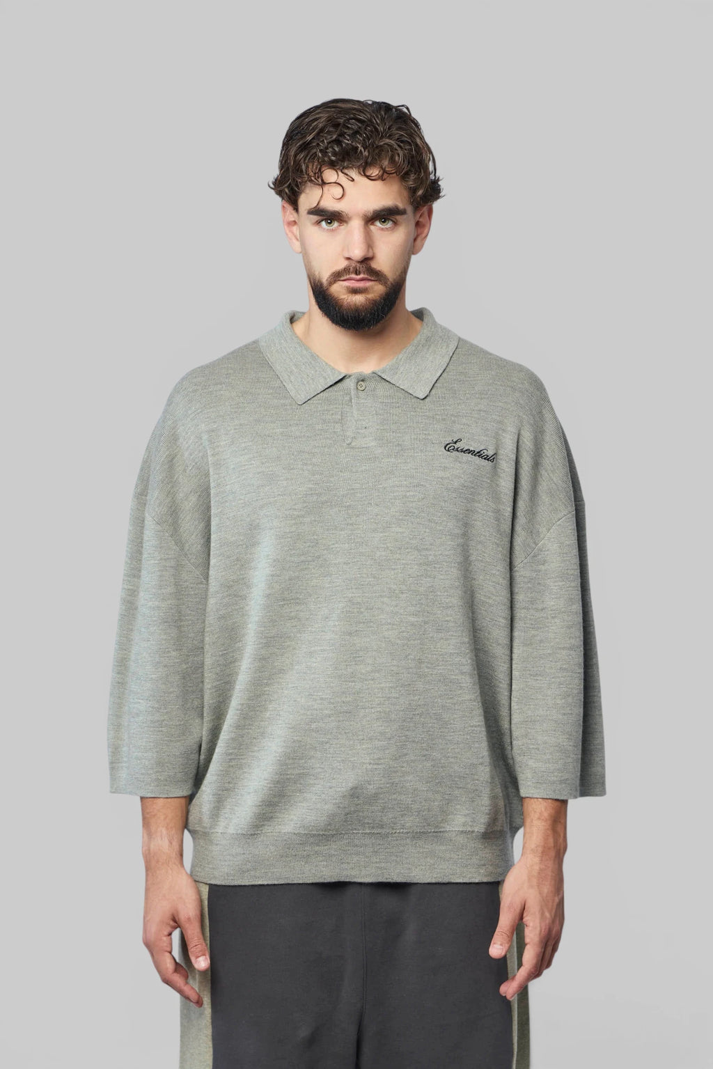 Fear Of God Essentials - Signature 3/4 Sleeve 90's Knit Polo - LABELS