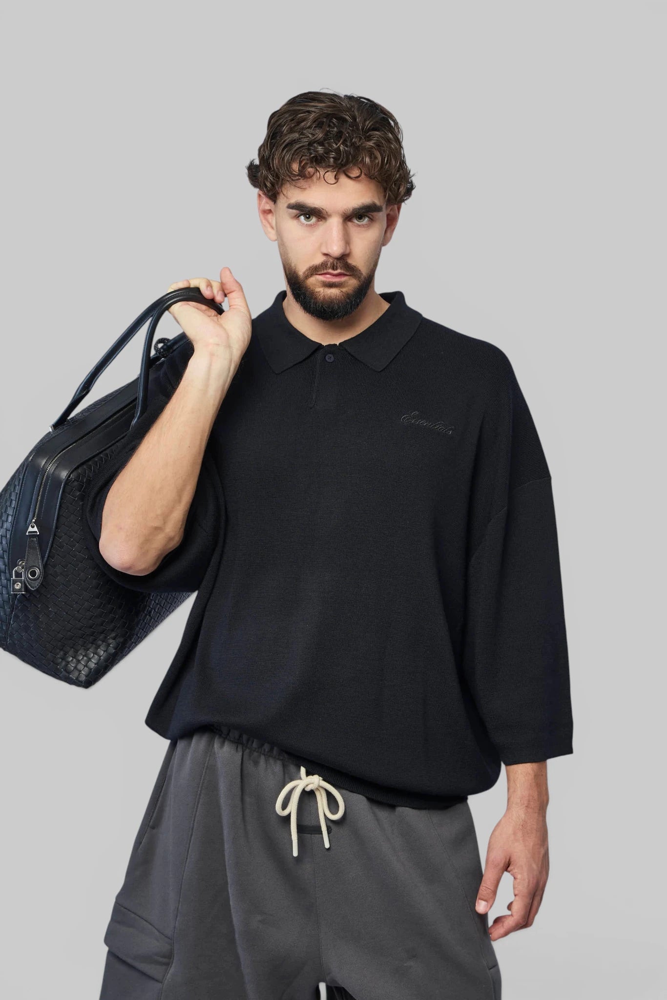 Fear Of God Essentials - Signature 3/4 Sleeve 90's Knit Polo - LABELS