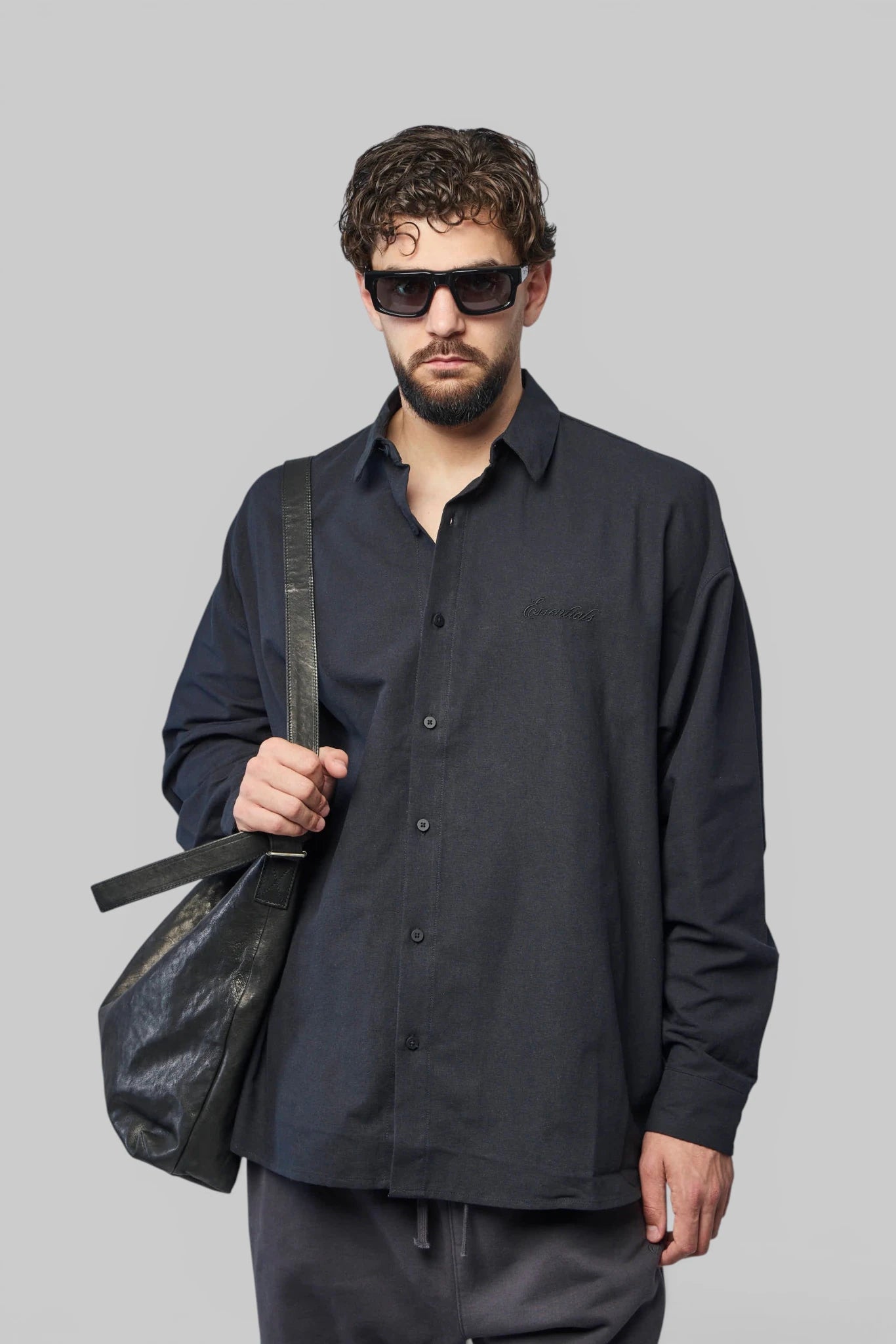 Fear Of God Essentials - Signature Button Up Shirt - LABELS
