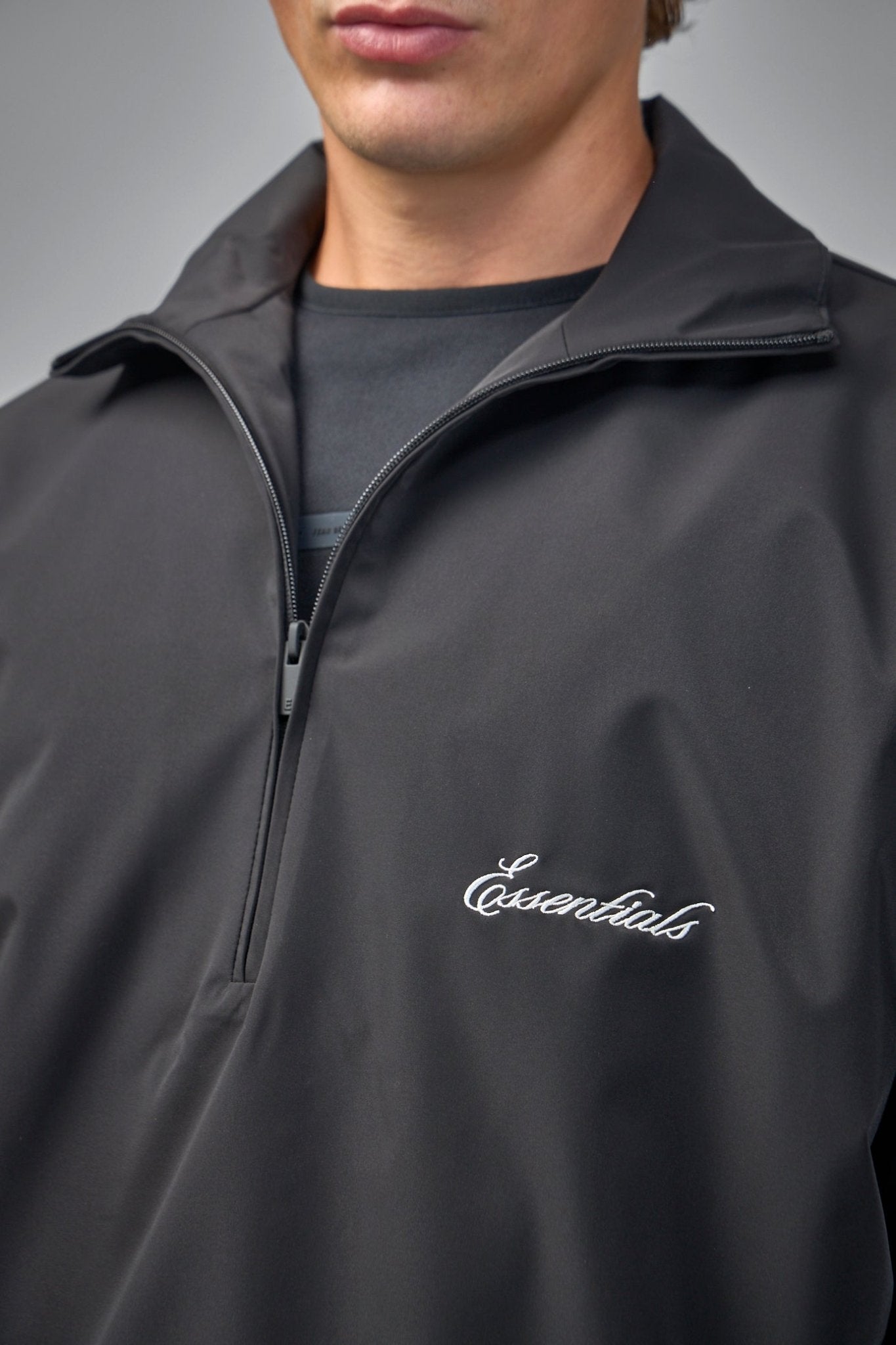 Fear of God Essentials - Sporty Nylon Half - Zip - LABELS