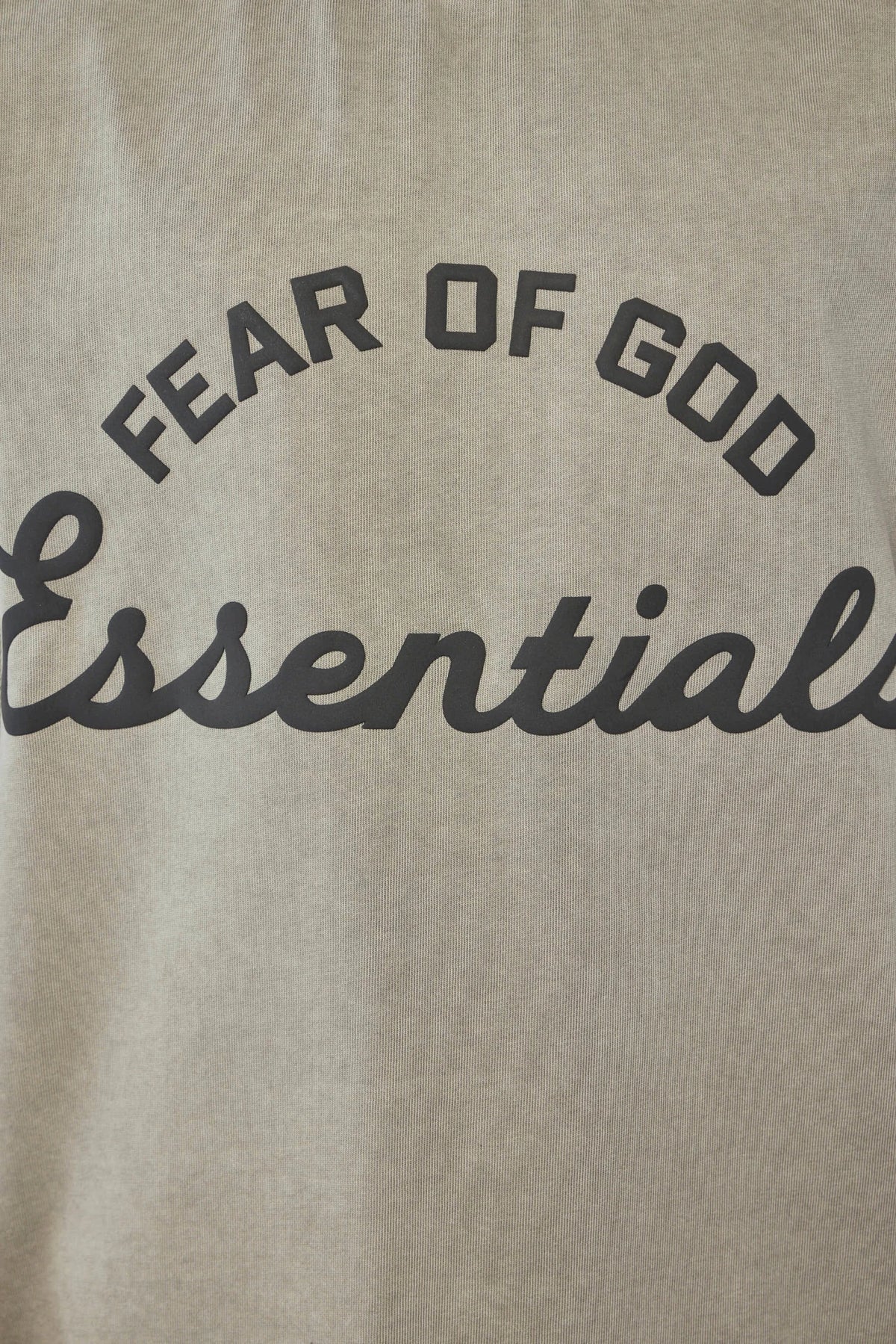 Fear Of God Essentials T-Shirts oversized fit shown on model