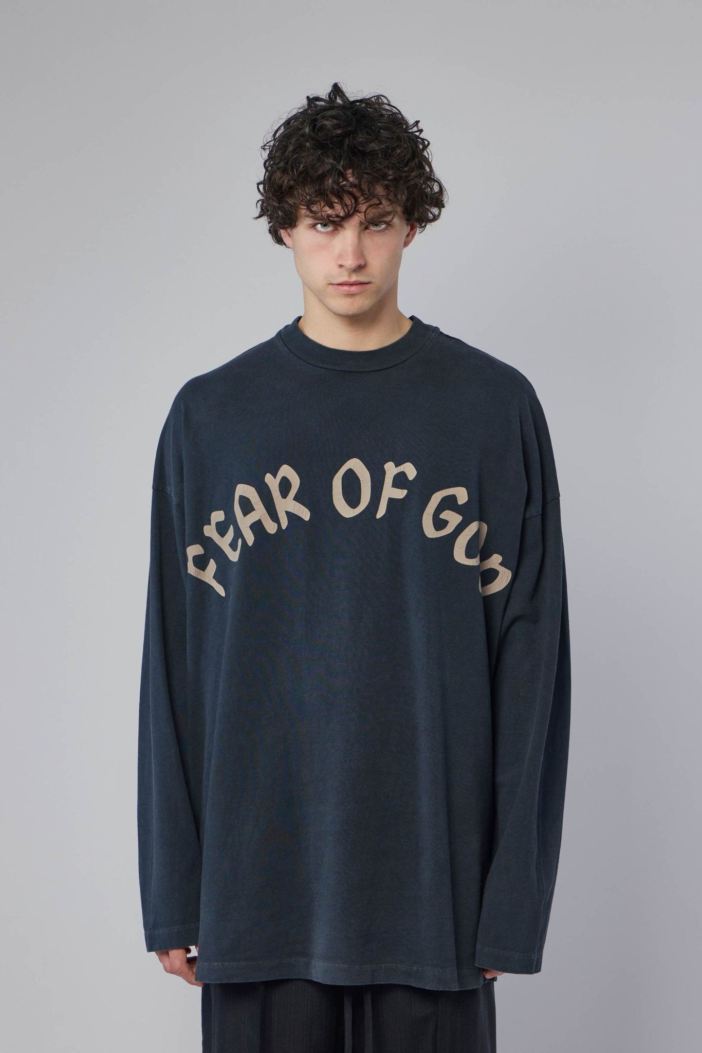 Fear Of God - "fear Of God, F Of G" Ls Tee - LABELS