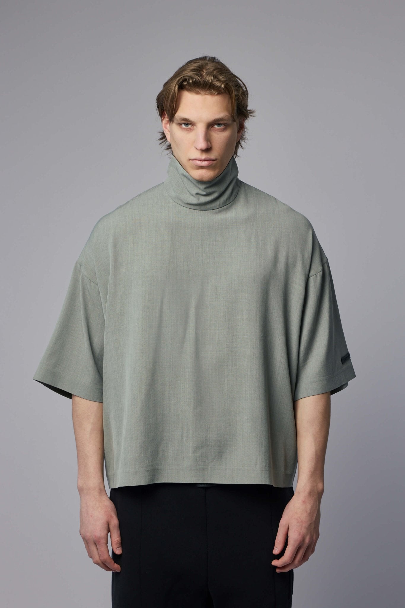 【unknown】super high neck draped shirt Fear of God T-Shirts - Highneck Shirt – LABELS