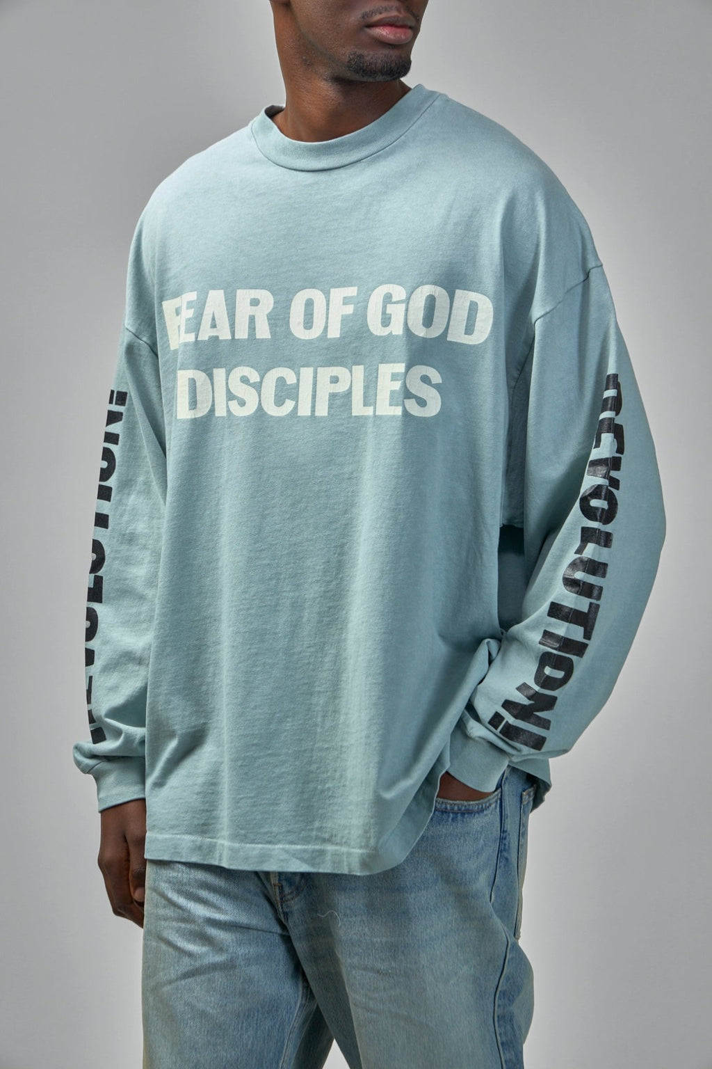 Fear of God - Relaxed Long Sleeve Disciple Tee - LABELS